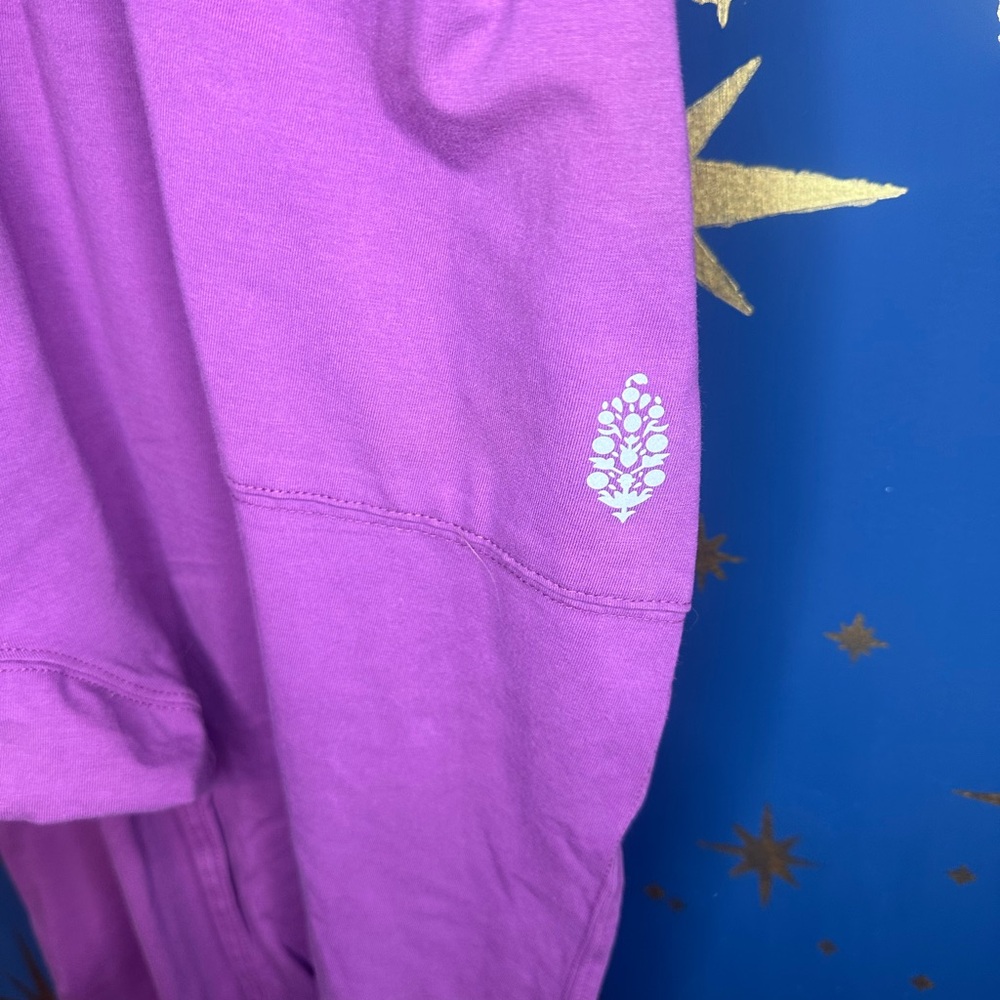 NWT Free People Movement Hot Shot Onesie in Deep Mulberry M - Picture 7 of 9